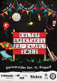 Kulturspektakel Gauting 2022 Poster